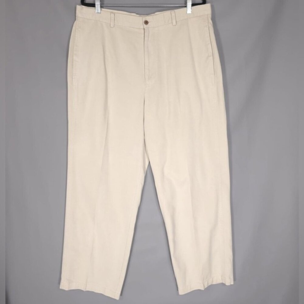 Tommy Bahama Men’s Tencel Cotton Blend‎ Pants Slacks Chino Beige Size 38